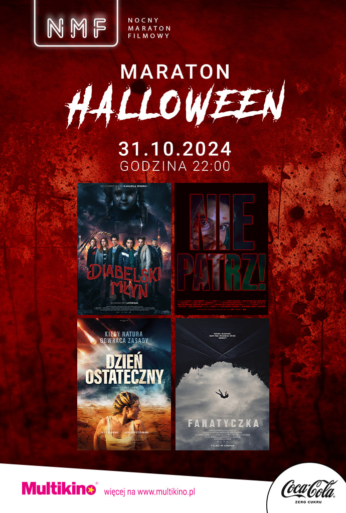 NOCNY MARATON FILMOWY: MARATON HALLOWEEN 31.10.2024