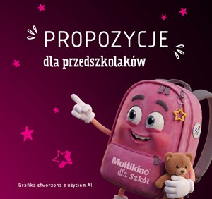 Filmowe przygody dla przedszkolaków