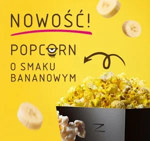 Egzotyczne lato w barach: Popcorn o smaku bananowym!