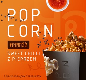 Limitowana nowość w barach: Popcorn o smaku sweet chilli z pieprzem od 16 października